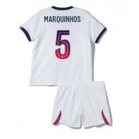 Paris Saint-Germain Marquinhos #5 Bortaställ Barn 2026-27 Korta ärmar (+ Korta byxor)